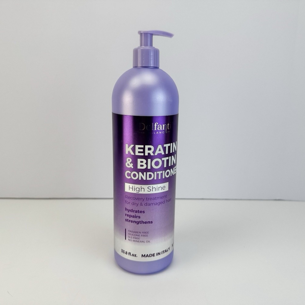 Delfanti ~ Keratin & Biotin Strengthening Conditioner 33.8 fl oz NEW!! Italy